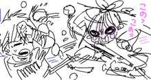 Kougyoku attacking Judar