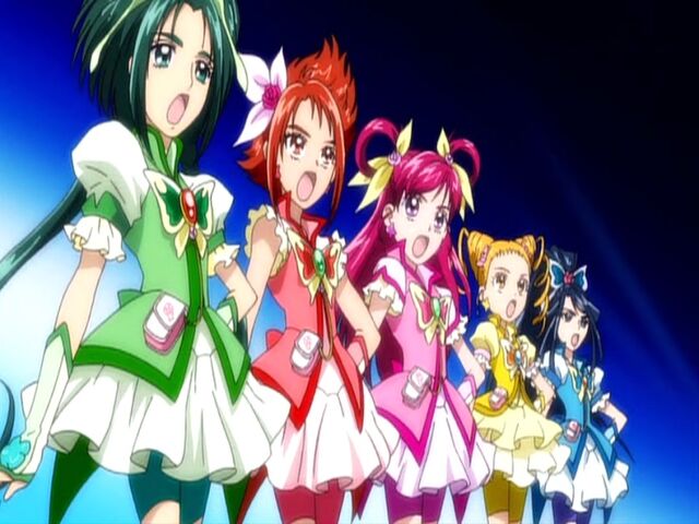File:Yes! Pretty Cure 5 GoGo! Group speech.jpg