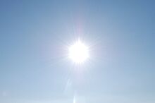 The sun