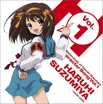 Haruhi Suzumiya character album cover