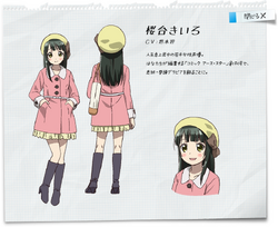 Kiiro's character design