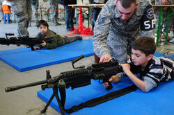Child with Kriegswehr soldier