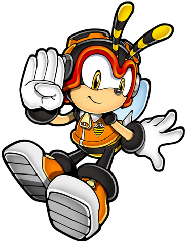 Datei:SSBB Sprite Charmy Bee-Aufkleber.png