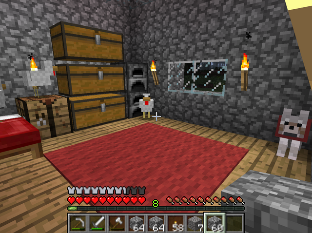 File:MariosNuuUpdatedFortInMinecraftWithCarpetzAndChickenz.png