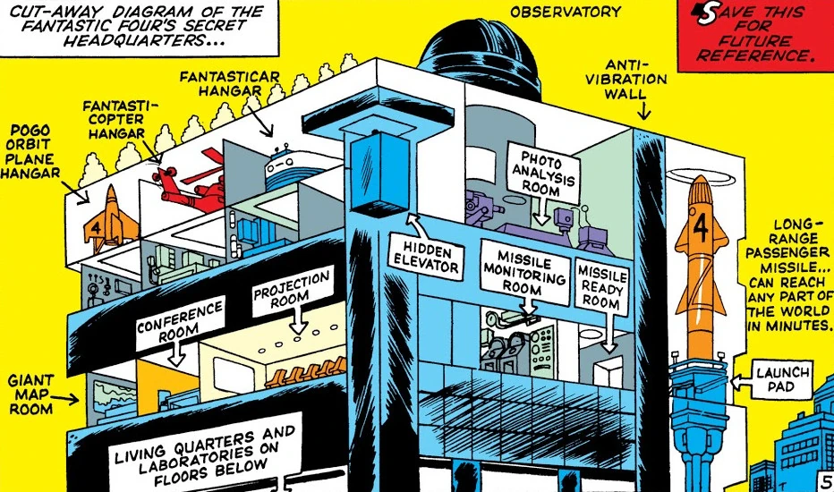 Image Baxter Building from Fantastic Four Vol 1 3 0001.jpg Marvel
