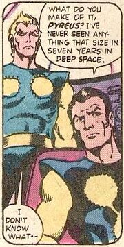 Gabriel Lan and Pyreus Kril (Earth-616) from Thor Vol 1 306 0001