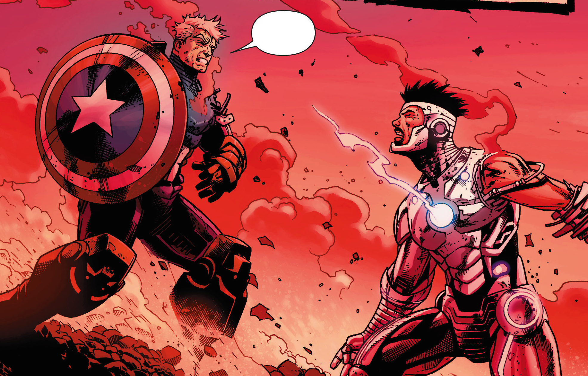Image Steve Rogers and Tony Stark (Earth616) from Avengers Vol 5 44