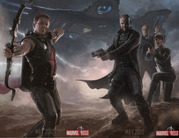 File:Avengers hawkeye & SHIELD.png