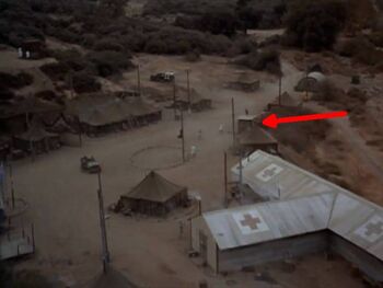 4077th MASH-latrine location