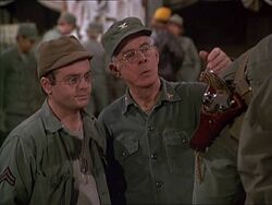 Chaffey with his gun-the gun