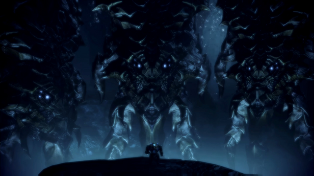 File:ME3 Shepard three Leviathans.png