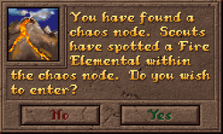 Encounter ChaosNode Dialog