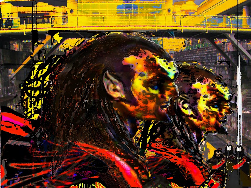 Elvhann Khoor and Arhonn Khonn at the Dock Yard Garden Darkhonean Empire