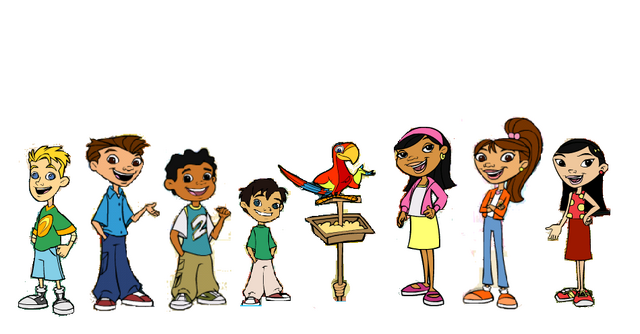 File:Maya and Miguel Characters2 (with Paco).png