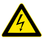 High voltage warning