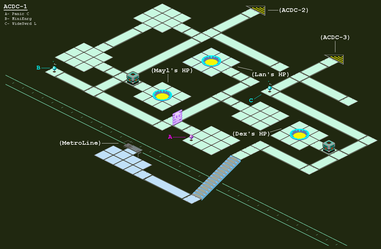 Mega Man Battle Network 3 Blue White Maps MMKB Fandom Powered By Wikia