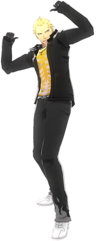 File:P4D Kanji Tatsumi Midwinter Outfit change free DLC.png