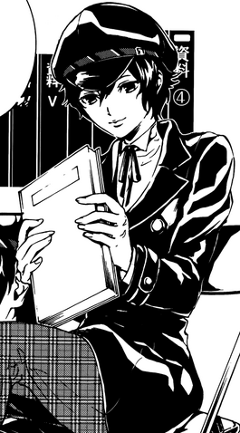 File:P4AU manga Naoto Shirogane.png