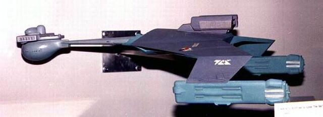 File:D7-class Klingon battle cruiser original studio model in storage .jpg