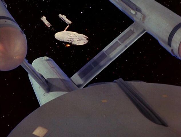 File:USS Enterprise takes the USS Constellation in tow.jpg