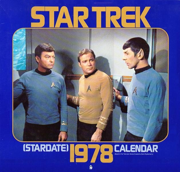 1978 star trek calendar