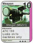Stinger MGS1 card