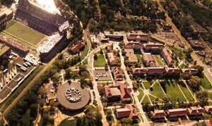 Stadium and quad