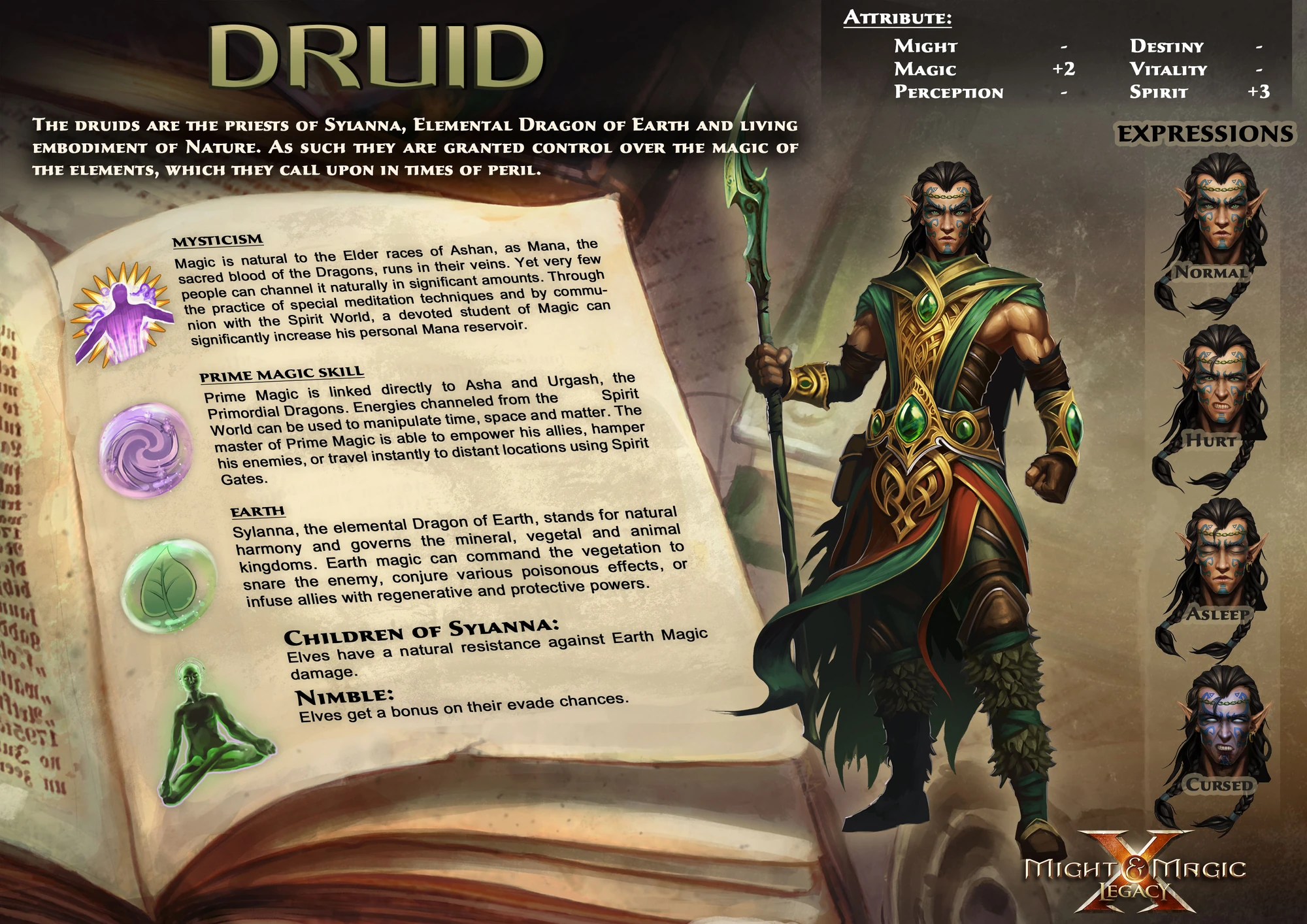 Druid (MM10) Might and Magic Wiki FANDOM powered by Wikia