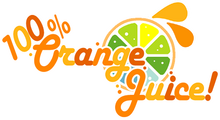 100% Orange Juice-Logo