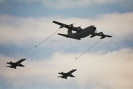 Spanish KC-130H and F-18