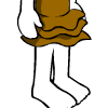 Brown Ruffle Skirt