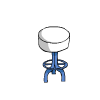 Blue Stool
