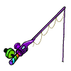 Berry Lucky Charms® fishing pole