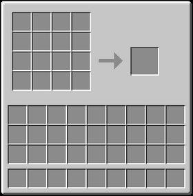 Crafting interface