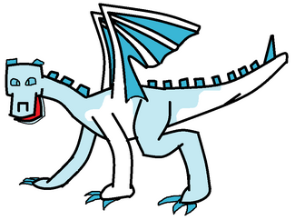 Snowy dragon