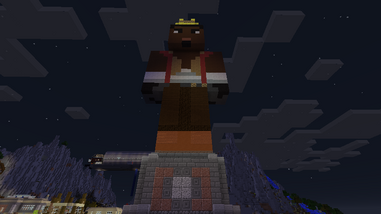 Aj statue azerbaijan