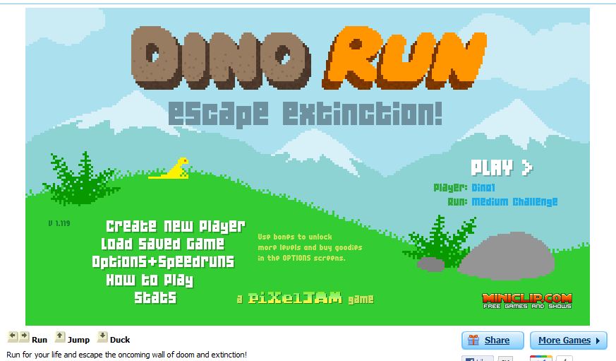 offline dino run