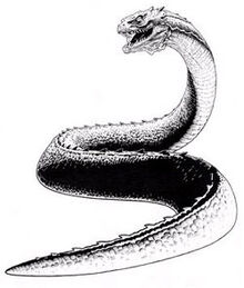Ilustracion del basilisco