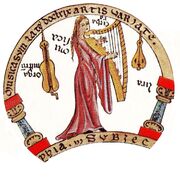 Hortus Deliciarum, Musik.jpg