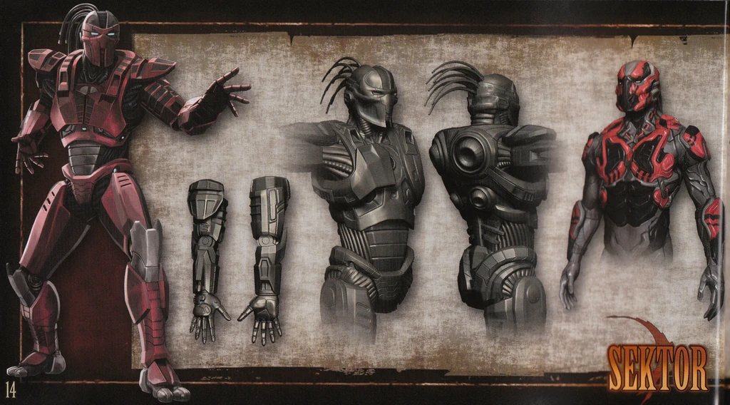 Сектор мортал комбат рисунок