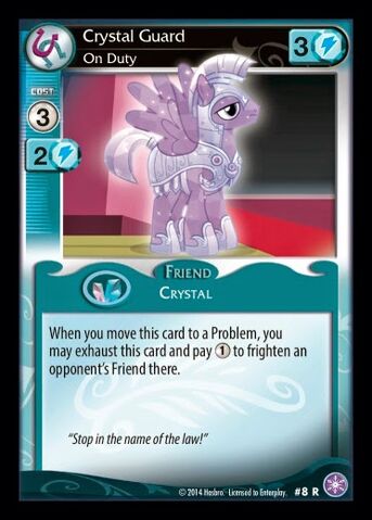 File:Crystal Guard, On Duty card MLP CCG.jpg