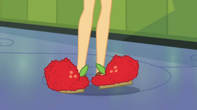 File:Applejack still wearing her house slippers SS6.png