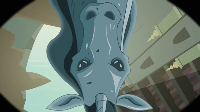 File:Spike opened his eyes and see a horse statue S4E03.png