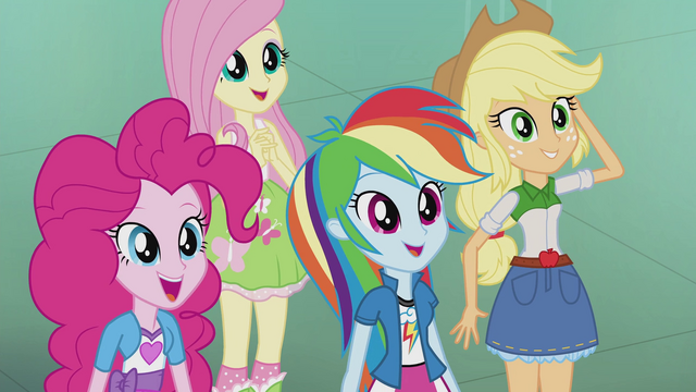 File:Rarity's friends impressed EG2.png