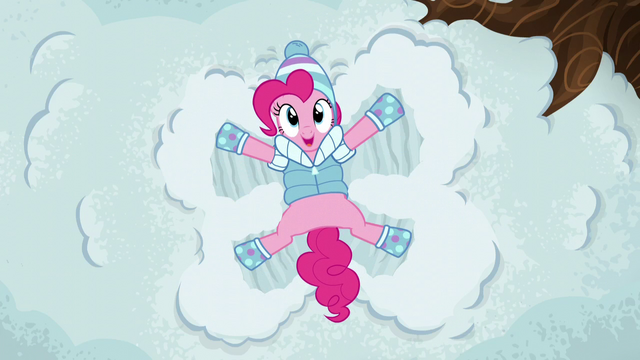 File:Pinkie Pie making a snow angel S5E5.png