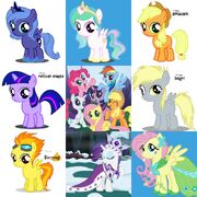 FANMADE Abbey108 pony collage