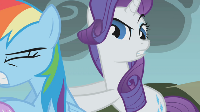 File:Rarity pushing Fluttershy S01E07.png