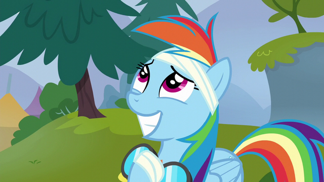 File:Rainbow Dash super happy S6E7.png