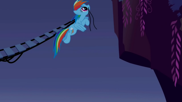 File:Rainbow Dash connecting the bridge S1E02.png