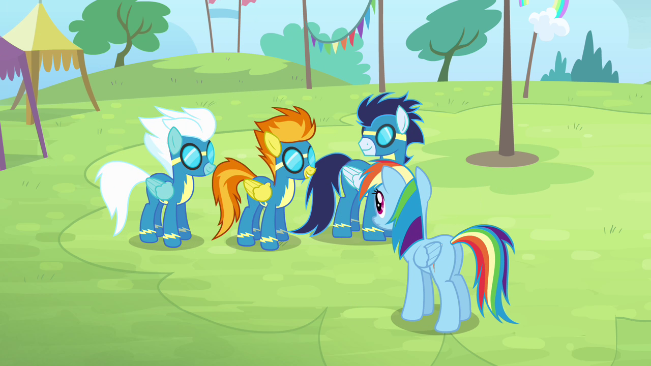 Image - Rainbow Meets The Wonderbolts S4E10.png | My Little Pony ...